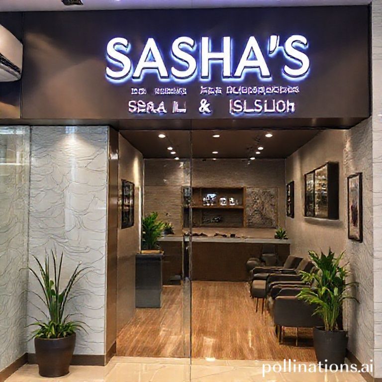 SASHA'S SPA & Hair Salon.